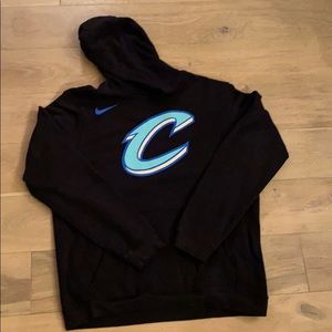 NIKE NBA CLEVELAND CAVS BLACK HOODY